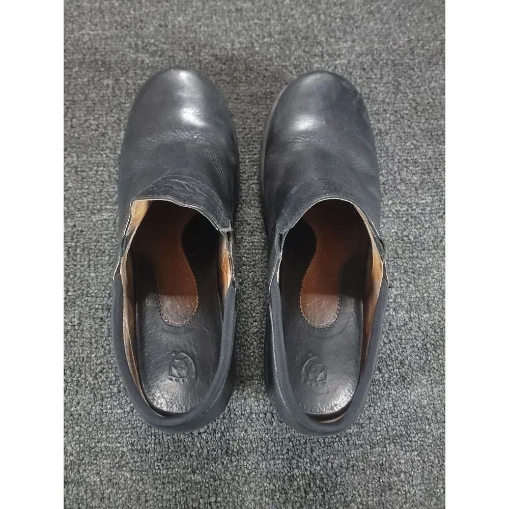 Ariat Santa Cruz Clogs Womens Size 9B Black Leather Slip On Comfort Casual Shoes